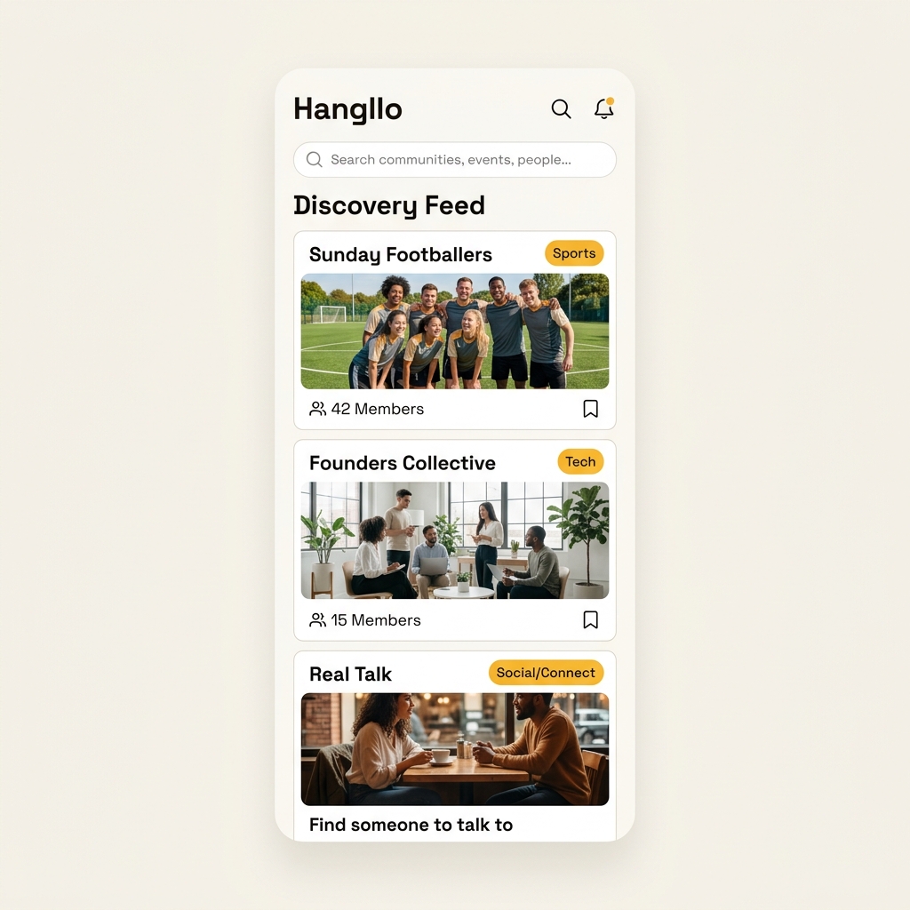 Hangllo App UI